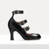 Animal Toe Three-Strap Schuh