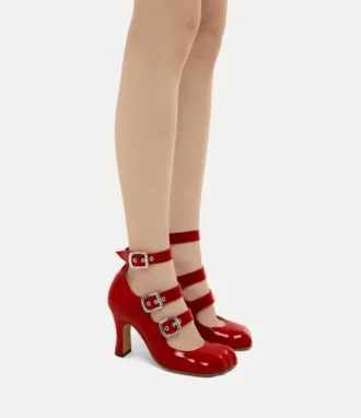 Animal Toe Three-Strap Schuh