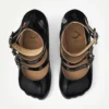 Animal Toe Three-Strap Schuh