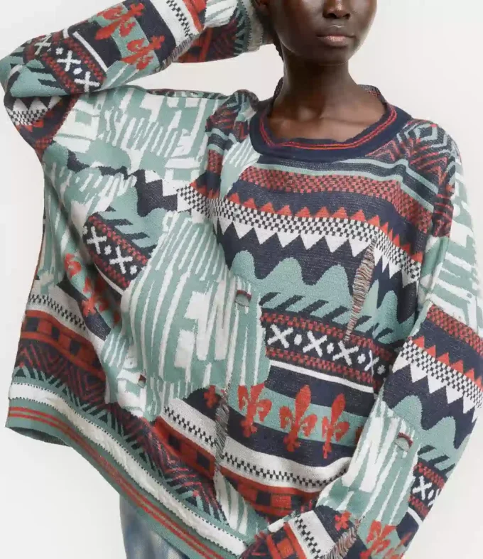 Broken Fair Isle Pullover