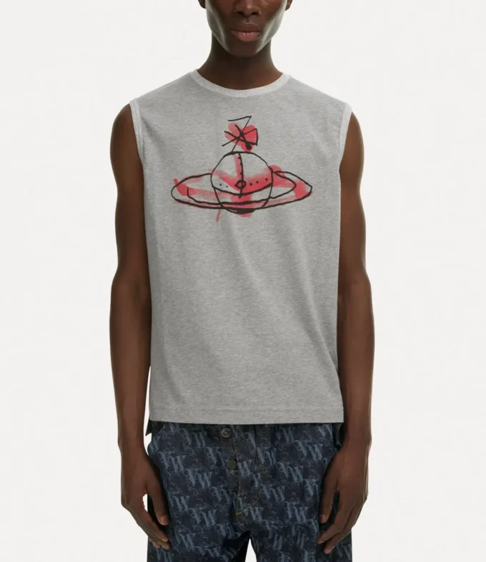 Drawn Orb Muscle T-Shirt