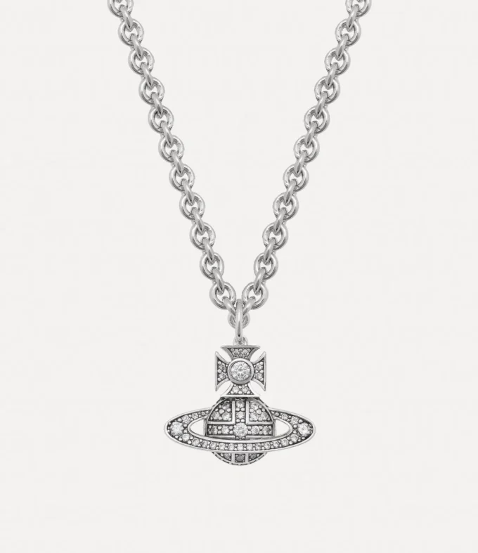 Man. Carmelo Bas Relief Anhänger-Halskette