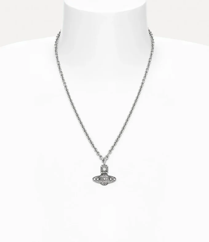 Man. Carmelo Bas Relief Anhänger-Halskette