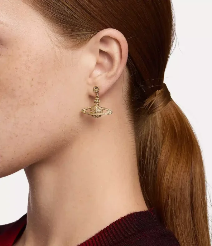 Mini Bas Relief Drop Ohrringe