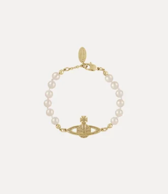 Mini Bas Relief Pearl Armband