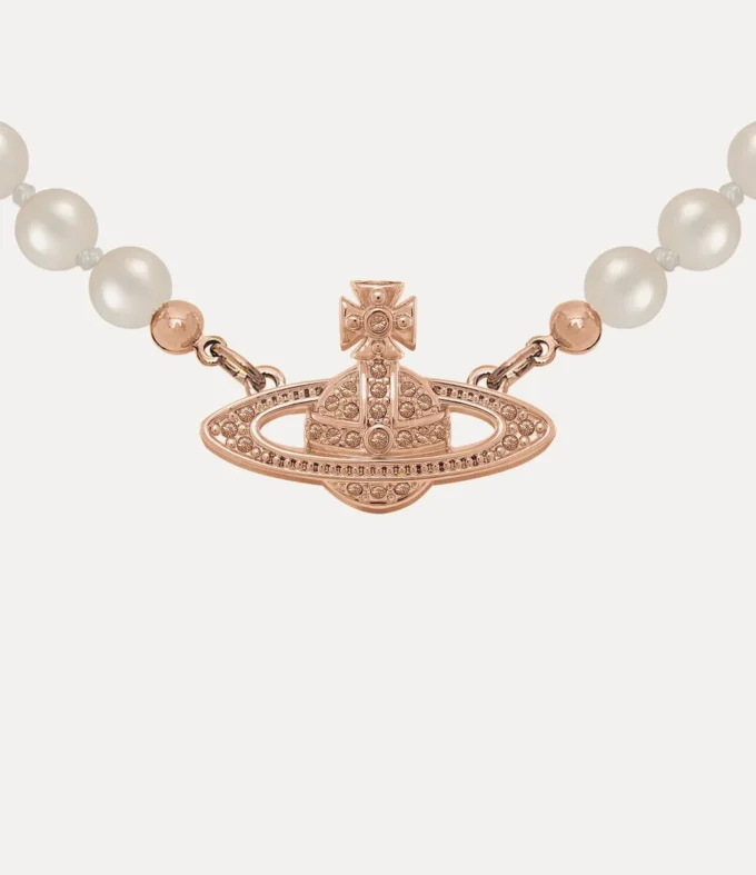 Mini Bas Relief Pearl Choker Mini Bas Relief Pearl Choker