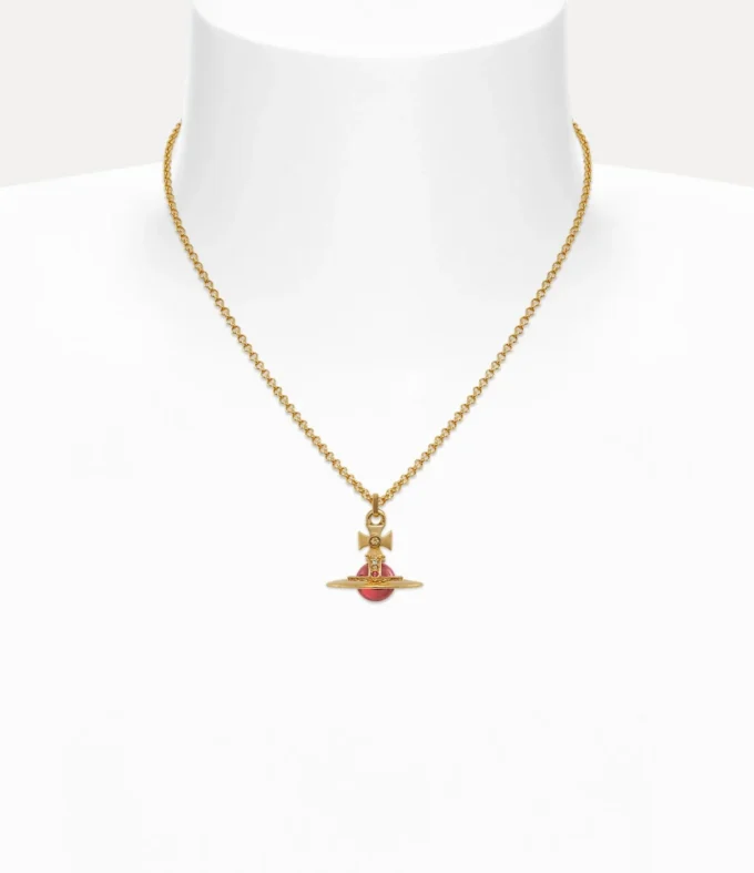 Neue Halskette mit kleinem Orb-Anhänger