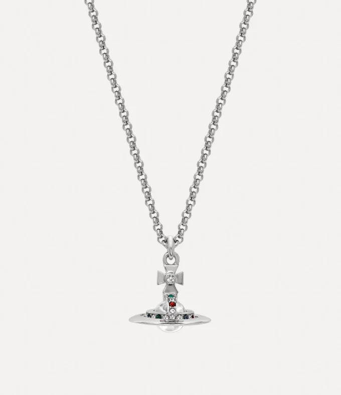 Neue Petite Orb-Anhänger-Halskette Neue Petite Orb-Anhänger-Halskette