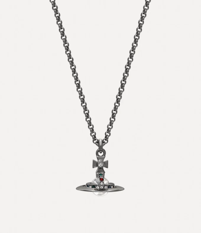 Neue Petite Orb-Anhänger-Halskette