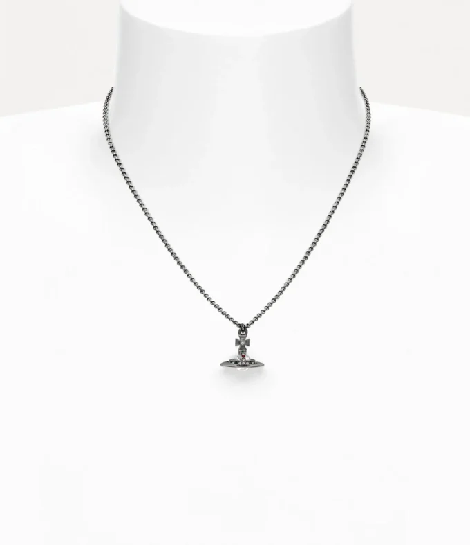 Neue Petite Orb-Anhänger-Halskette