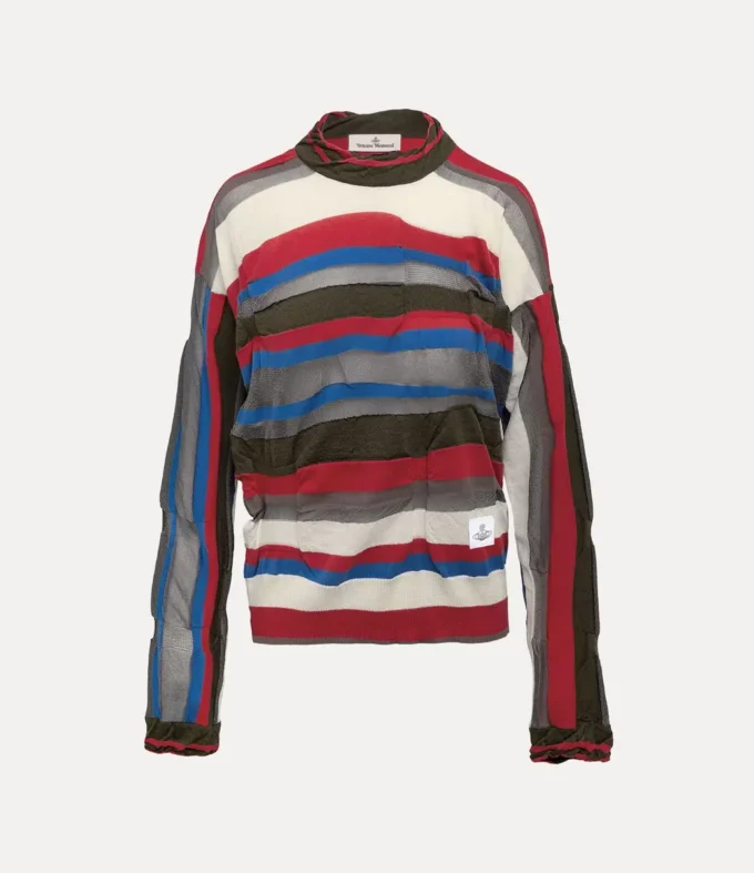 Pullover „Drunken Striped”
