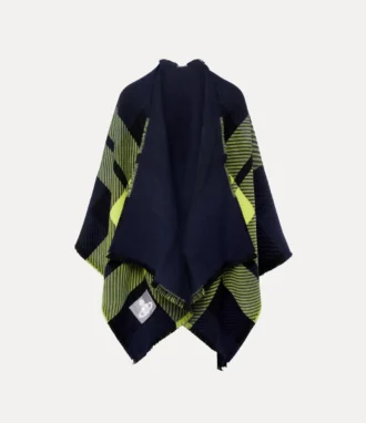 Tartan-Poncho